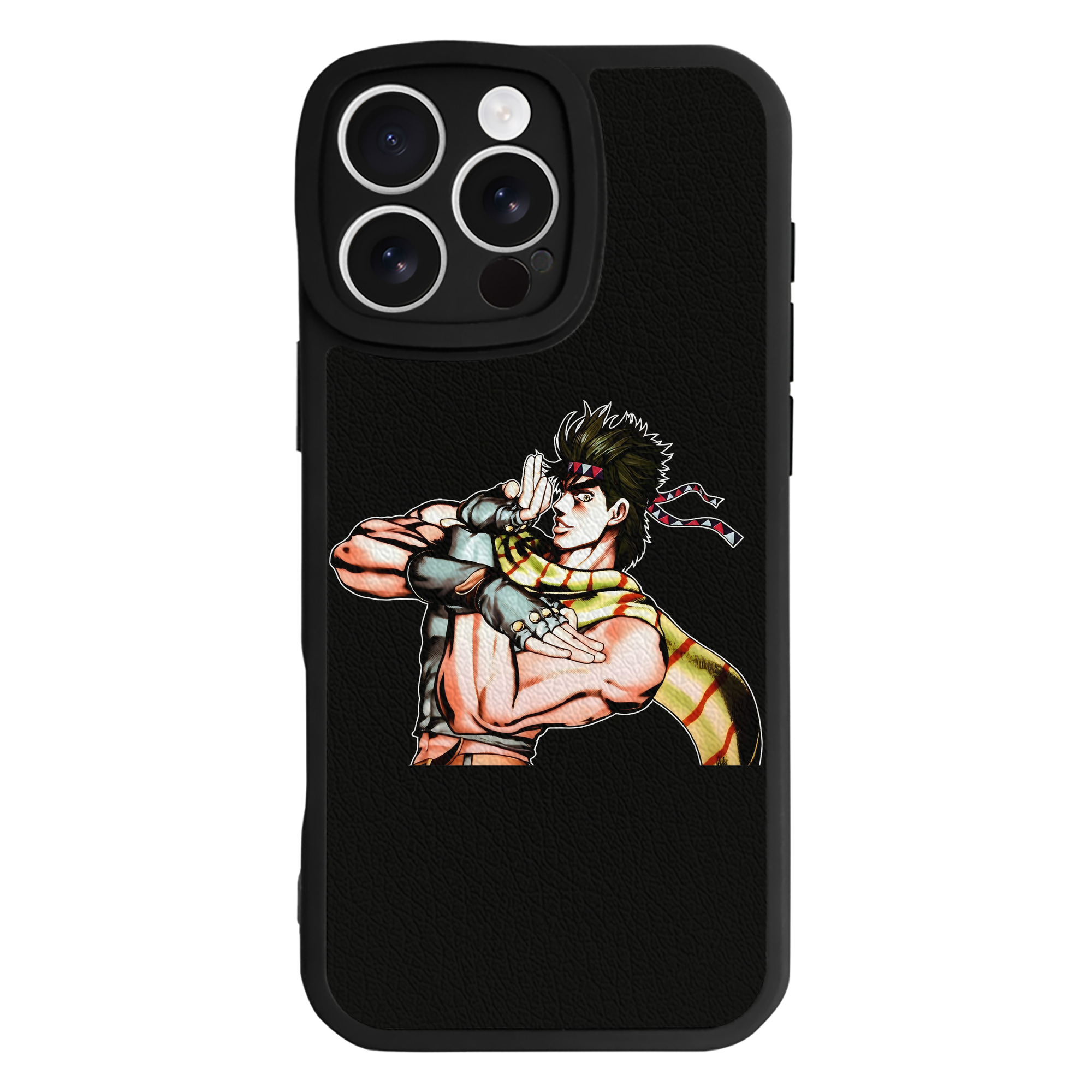 （画像用） ジョジョの奇妙な冒険 ジョセフ?ジョースター JoJo's Bizarre Adventure Joseph Joestar 【iPhone 16シリーズ対応】シリコンスマホケース（レザー調） 材質：シリコン